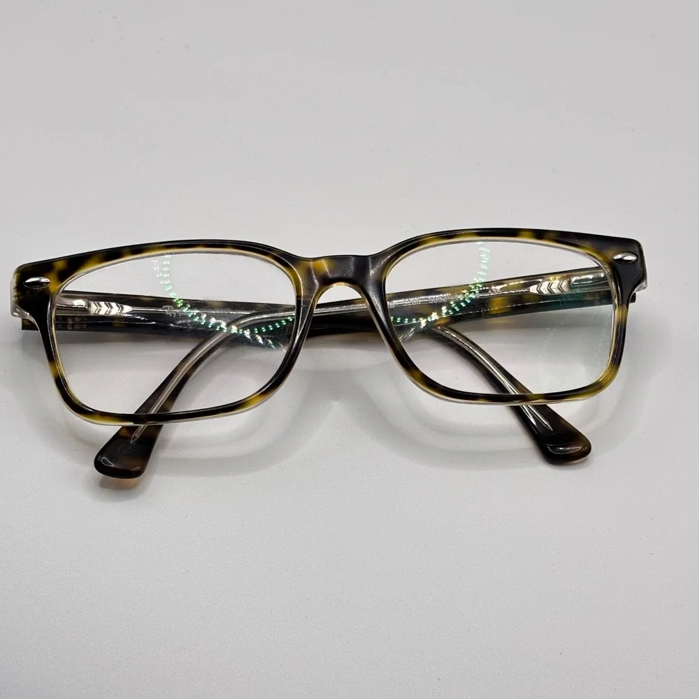 Ray-Ban 5286‎ 5082 Havana Tortoise Shell Rectangular Eyeglasses Frames 51-18-135